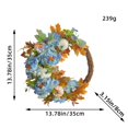 thumbnail image 3 of Corona de peonías, simulación de flores, decoración del hogar, ambiente de patio al aire libre, corona decorativa, decoraciones, 3 of 5