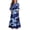 Z66 Blue, variant on Mifsaly Summer Dresses for Girls Camo Print Short Sleeve Tiered Maxi Dress Lightweight Flowy Casual Vacation Sundress with Pockets
