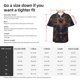 thumbnail image 5 of Fotbe Garden Meditating Weasel Camisa Hawaiana para Hombre Unisex – Camisa Casual de Verano con Botones de Manga Corta de Algodón y Lino,Small, 5 of 7