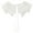 White-1, variant on INSPIRE CHIC Detachable Fake Collar, Semi-Sheer Embroidery Mini Cape Neck Ruff Dickey False Collar for Blouse One Size White-1