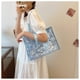 thumbnail image 3 of Bolso de mano Kawaii Sanrio, Hello Kitty, Mymelody, Kuromi, Cinnamoroll, Anime, gran capacidad, transparente, impermeable, regalo, nuevo, 3 of 4