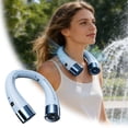 thumbnail image 1 of Klonfd Fans Portable Hand Bladeless Fan 3 Speeds Leafless Fan With Rechargeable For Camping Quiet, 1 of 6