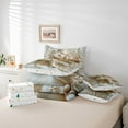 thumbnail image 5 of Feelyou 3D Santa Claus Twin Bedding Sets 7-Piece, Dreamy Fairy Tale Bedding Comforter Set, Christmas Reindeer Reversible Sheet Sets, Lightweight Room Decor, 5 of 7