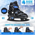 thumbnail image 3 of OBENSKY Adjustable Ice Skates with Free Skate Bag for Beginners,Kids,Girls&Boys-Ice Skating Shoes with Stainless Steel Blade, 3 of 10
