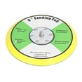 thumbnail image 3 of 6-Inch PU Hook & Loop Backing Plate for Air Sanders – High-Speed 12000 RPM, 5/16"x24 Thread, Durable Grinding & Polishing Pad, Compatible with Most Sanding Discs, Yellow Finish., 3 of 7