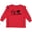 Red, variant on Inktastic Bestie Frenchie Boys or Girls Long Sleeve Toddler T-Shirt