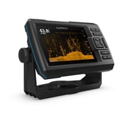 Garmin STRIKER 5CV with Transducer, 5 GPS Fishfinder, CHIRP Traditional And ClearVu Scanning Sonar Transducer, Built In Quickdraw Contours Mapping Software