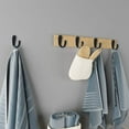 thumbnail image 3 of 15 Pieces Coat Hooks Wall Mounted - Heavy Duty Metal Single Prong Robe Hanger Rustproof Wall Hooks for Towel Hat Key Bag on Bathroom, Kitchen, Livingroom Organiser Installation, 3 of 7