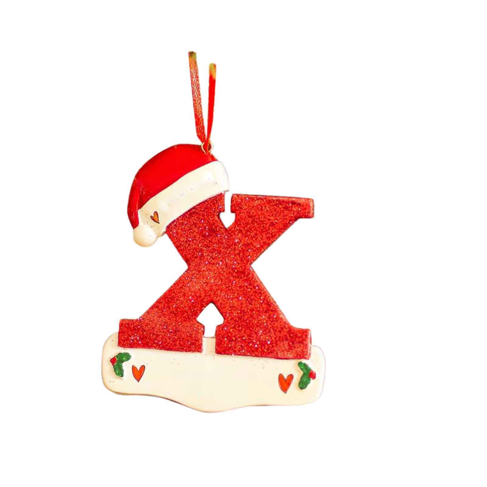 personalized christmas 26 letter ornaments personalized christmas