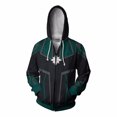 thumbnail image 1 of Sudadera con capucha de Anime para hombre y mujer, chaqueta de disfraz de capitán Marvel, Carol Danvers, Halloween, 1 of 5