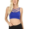 thumbnail image 4 of KOGMO Women's Lightweight Seamless Triple Criss-Cross Front Bralette (No Pad), 4 of 5