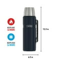 thumbnail image 7 of Thermos Stainless King Vacuum Insulated Beverage Bottle, Matte Midnight Blue, 40oz, 7 of 7
