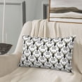 thumbnail image 6 of Binfone Ski Goggles Moose Music Picture Standard Size Pillowcase, Long Staple Pure Cotton Envelope Closure Pillow Cover (Pillow core not included),14"x20", 6 of 7