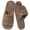 Brown, variant on Fuzzy Open Toe Slippers for Women Men Indoor House Slipper Soft Memory Foam,Slip On Cozy Bedroom Slippers,Ladies Lightweight Non-Slip Home Slides