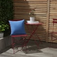 thumbnail image 3 of Nourison Outdoor Pillows Color Block Blue Decorative Throw Pillow , 18"X18", 3 of 5