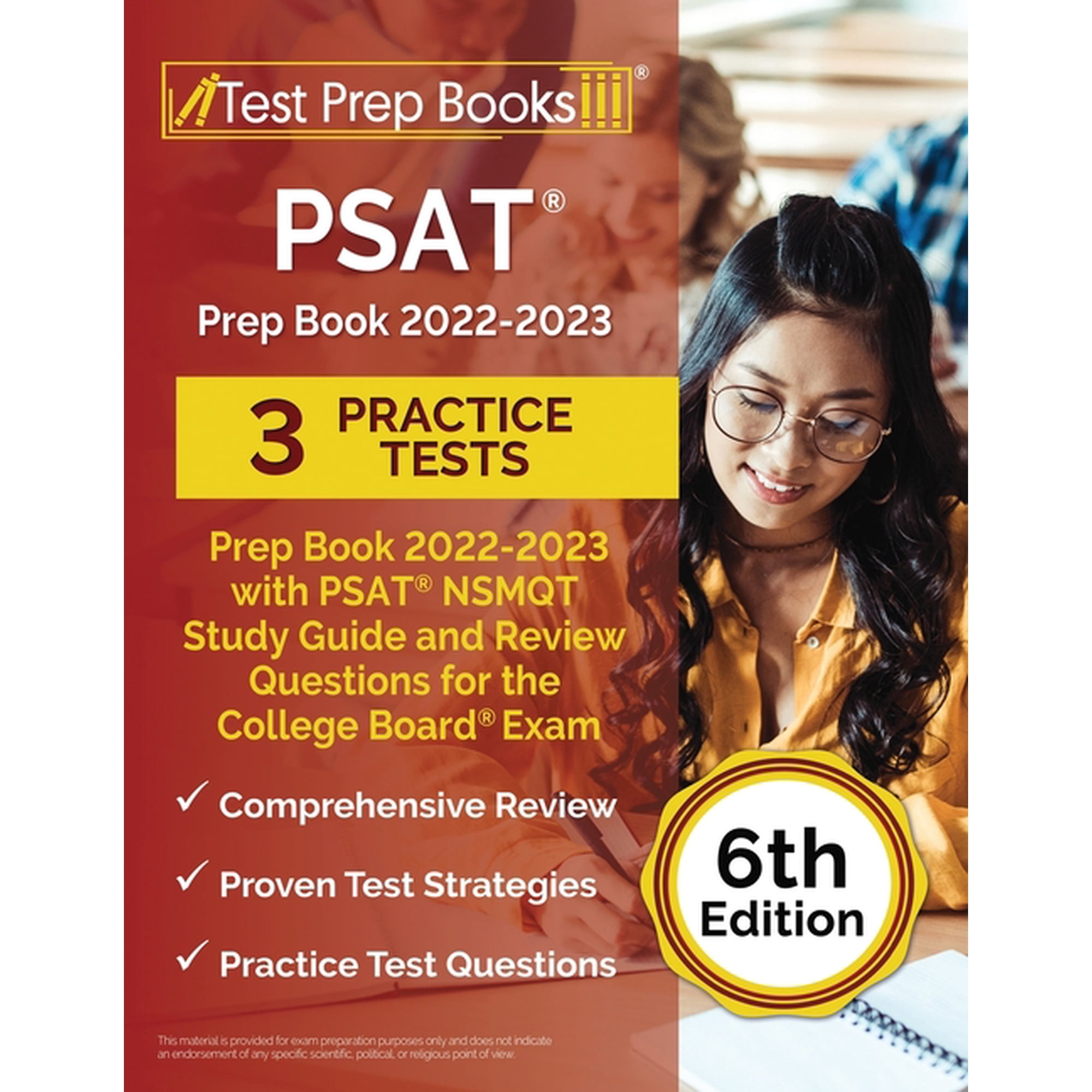 PSAT Prep Book 2022-2023 with 3 Practice Tests: PSAT NSMQT Study Guide and Review Questions for the College Board Exam [ (Paperback)