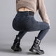 thumbnail image 4 of Pantalones Vaqueros de gran tamaño para mujer, mallas ajustadas de cintura alta, Estilo Vintage, 26-38, 4 of 5