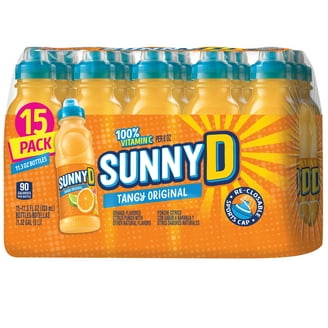 SUNNYD Tangy Original Orange Juice Drink, 40 fl oz Bottle, Shelf