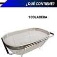 thumbnail image 3 of Coladera De Malla Expandible CHIC FLIC RD Royal Cook De Acero Inoxidable 13.5 x 9.5 Pulgadas, 3 of 5