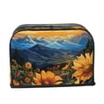 thumbnail image 2 of Kdxio Sunset Sky Sunflower Print Toaster Cover Bread Machine Cover Fits for Most Standard 2 Slice Toasters,Keep Toaster Free From Dust And Fingerprint Oven Dustproof Cover, 2 of 7
