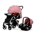 thumbnail image 1 of Carriola con sistema de viaje para bebé UNYOTONS Portabebe Rosa, 1 of 8