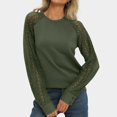thumbnail image 3 of Fall Clothes for Women Plus Size Womens Long Sleeve Tops Business Casual Fall Fashion Outfits Clothes Knitted Blouses, 3 of 4