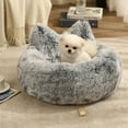 thumbnail image 2 of Cat Bed, Comfortable Plush Round Pet Bed, For Small And Medium-sized Cats And Dogs, Machine Washable, 2 of 12