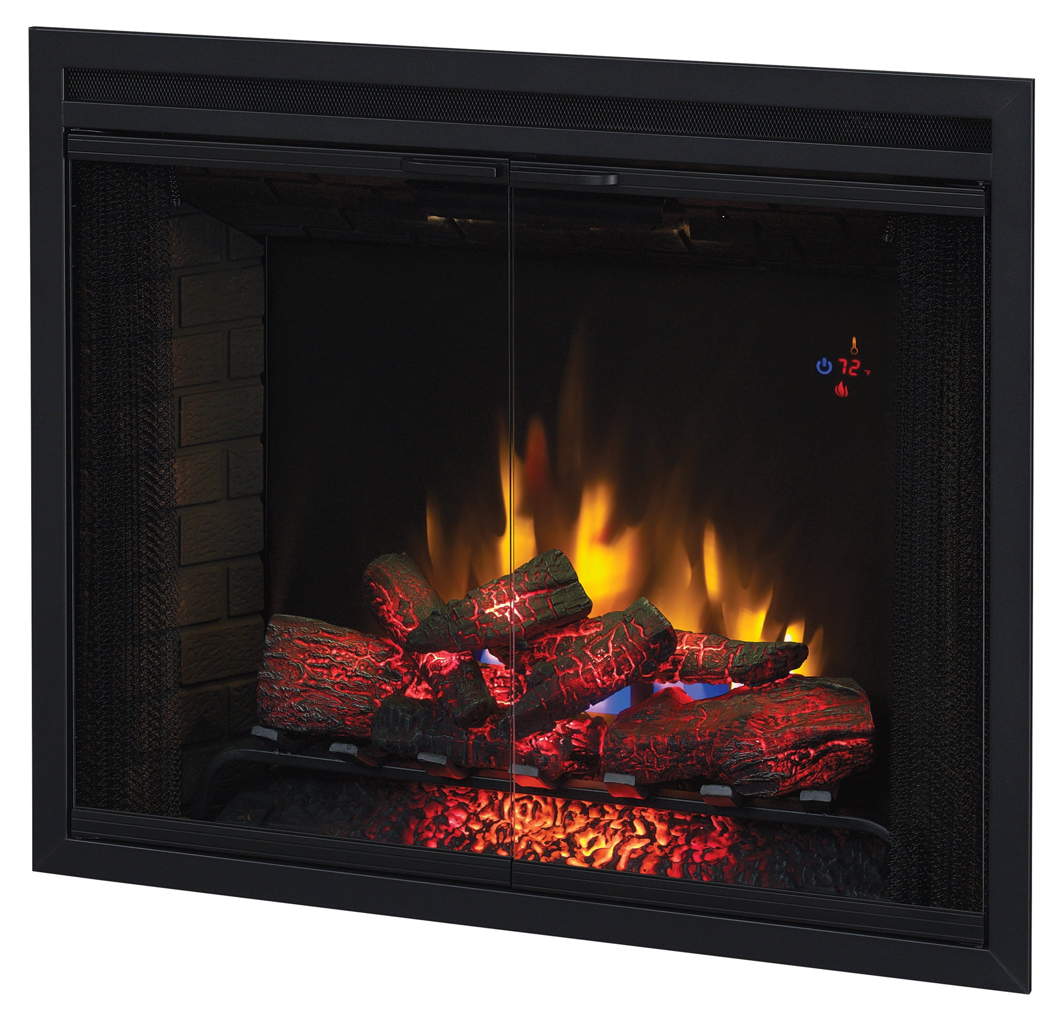 ClassicFlame 39 Traditional Built-in Electric Fireplace Insert, Dual  Voltage Option - Walmart.com