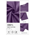 thumbnail image 4 of COOFANDY Men's Cotton T-Shirts Oversized Shirt Short Sleeves Streetwear Loose Fit Summer Tee Tops Washed Basic Unisex Shirts, 4 of 6