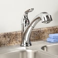thumbnail image 4 of Waxman Single Handle Pull-Out Kitchen Faucet, Chrome, 4 of 8
