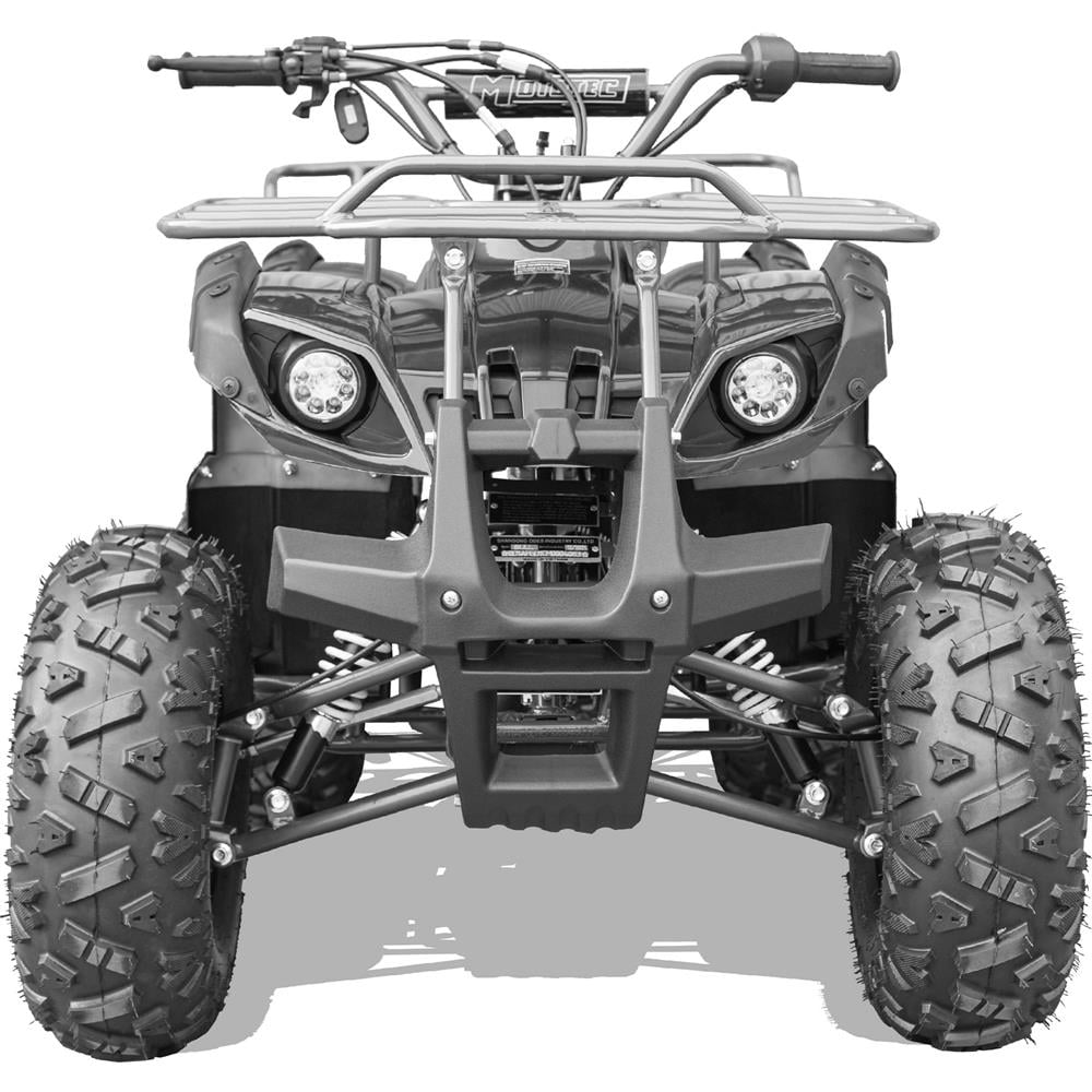 MotoTec Bull 125cc 4-Stroke Kids ATV with Front and Rear Racks