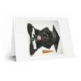 thumbnail image 2 of DistinctInk Greeting Card / Note Card - Bouvier De Flandre Puppy Graduation - PACK of 25, 2 of 7