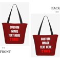 thumbnail image 4 of Custom Tote Bag With Logo Photo, Custom Bag, Personalized Shopping Bags Reusable Grocery Bags Bulk For Work Travel Gifts, 4 of 8