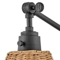 thumbnail image 2 of 3690BK-NAT Hinkley Lighting Arti - 1 Light Wall Mount In Transitional Style-10.25 Inches Tall and 7.75 Inches Wide-Black Finish-Light Natural Rattan, 2 of 21