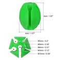 thumbnail image 2 of Hard Rubber Fishing Rod Bundler Holder Fishing Pole Strap Ties 5-Holes, Green 6 Pack, 2 of 4