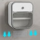 thumbnail image 5 of Portarrollos de Papel Higiénico Multifuncional de Pared, de Plástico Abs Gris, con Cajón de Almacenamiento, Impermeable, a Prueba de Mascotas, Sin Necesidad de Taladrar, Organizador para Baño, Cocina, 5 of 6