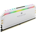 thumbnail image 3 of Corsair Dominator Platinum RGB 32GB (2x16GB) DDR5 DRAM 5600MHz C36 Memory Kit, White, 3 of 11
