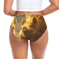 thumbnail image 3 of Womens Underwear -  Golden Pig Cloud Fantasy No Show Seamless Underwear for Women, Soft Stretch Sexy Women's Panties, Cute Hipster Ladies Panties Bikini Underwear Briefs, 3 of 6