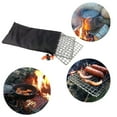 thumbnail image 4 of Rayeeley Lot de 2 Grilles en Acier Inoxydable pour Camping, Grilles Bushcraft pour Barbecue, Grille de Cuisson pour Feu de Camp, Équipement en Maille Haute Résistance pour Camping, Randonnée, Sac à Dos, 4 of 4