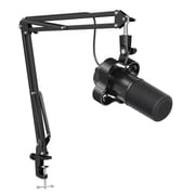 FIFINE K688 Podcast Dynamic Microphone with Boom Arm Stand, XLR USB Studio Microphone Kit for PC Computer, Gaming Mic with Clear Voice, Mute Button, Headphone Jack for Recording, K688CT