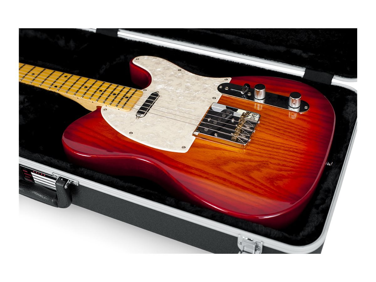 Gator Cases Plastic Hard Shell Latch Lock Molded Electric Guitar Carrying Case