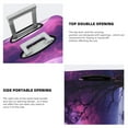 thumbnail image 5 of Daiia Purple Moon Tree Night Sky Luggage Cover, Thickened Washable Travel Luggage Covers, Elastic Unique Baggage Covers for 18-20 inch Luggage-Medium, 5 of 9
