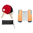 thumbnail image 1 of Juego de paletas de pong, accesorios, red retráctil para gimnasio en casa, deportes,, 1 of 8