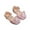 Pink, variant on LOVZFMLL Girls Dress Shoes Glitter Mary Jane Princess Flats Butterfly Flower Low Heels Toddler Kid Wedding Party Footwear Pink 15-18 Months
