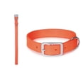 thumbnail image 4 of Bright Neon Orange Dog Collars Double Thick Nylon Strong Metal Buckle Heavy Duty (19 to 22 Inch), 4 of 6