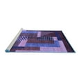 thumbnail image 2 of Ahgly Company Machine Washable Indoor Square Oriental Blue Modern Area Rugs, 7' Square, 2 of 4