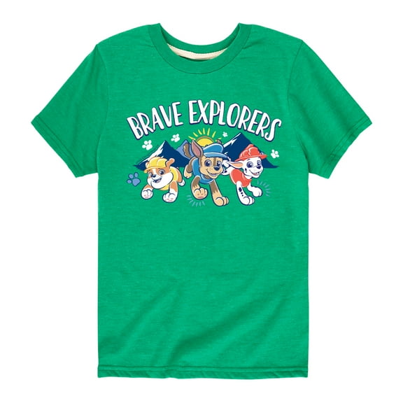 Paw Patrol - Brave Explorers - Toddler And Youth Short Sleeve Graphic T-Shirt