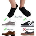 thumbnail image 4 of Mens No Show Socks 8 Pairs Invisible Low Cut Cotton Socks Ondo Non Slip Short Socks Size 5-8/9-11/12-14, 4 of 5