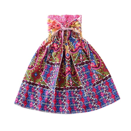 

PEASKJP Semi Formal Dresses for Girls Toddler Girls Dress Sleeveless Floral Floral Bowknot Chiffon Pageant Dress Mid-Length Maxi Dresses for Girls 2023 Purple 4 Years
