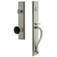 thumbnail image 4 of Grandeur 854491 Fifth Avenue Solid Brass Rose Keyed Entry Single Cylinder Full Plate 'S', 4 of 5